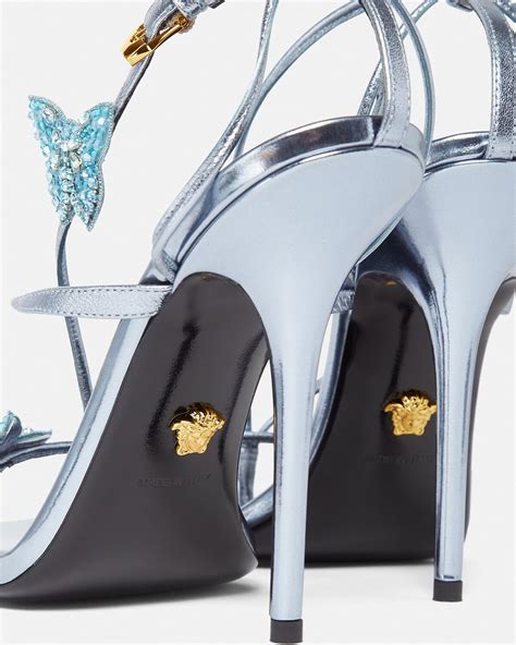 versace high heels logo|versace butterfly heels.